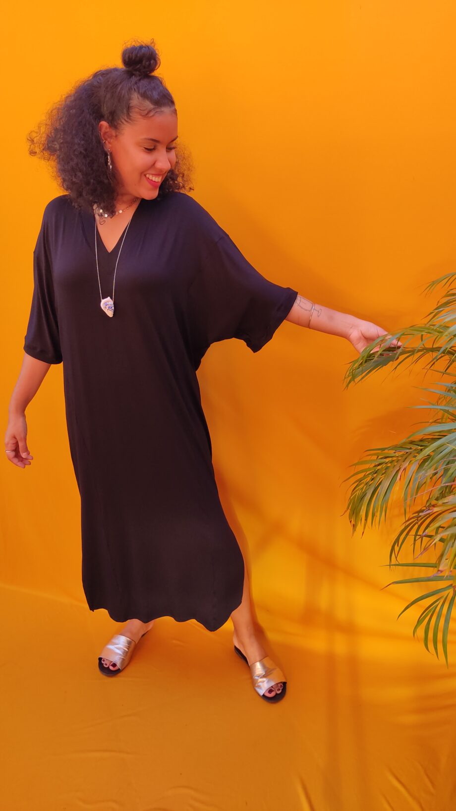 Vestido Camisetão (Preto)