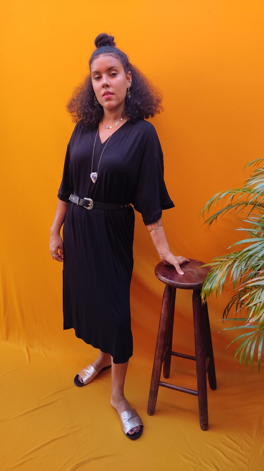 Vestido Camisetão (Preto)