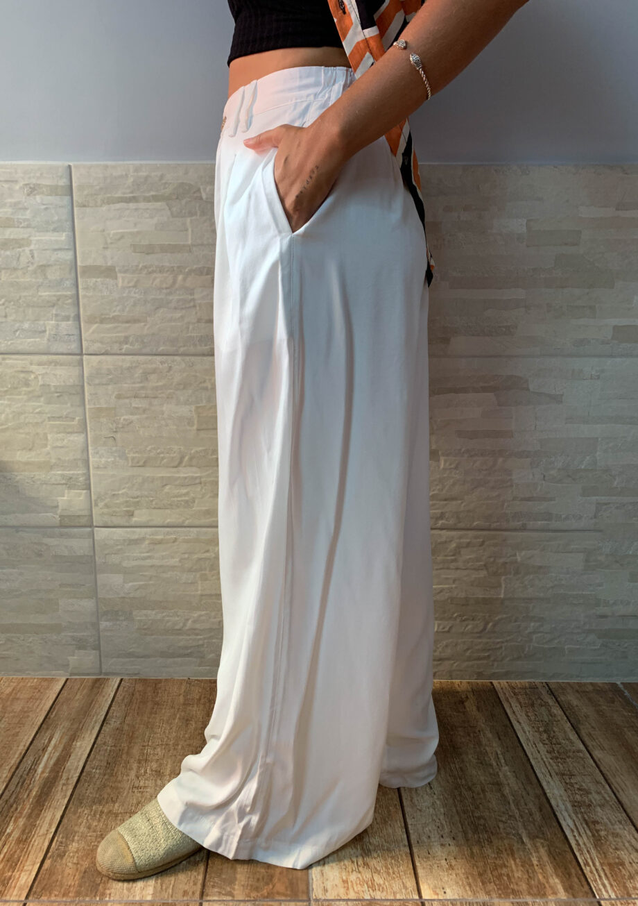 Calça Pantalona Branca