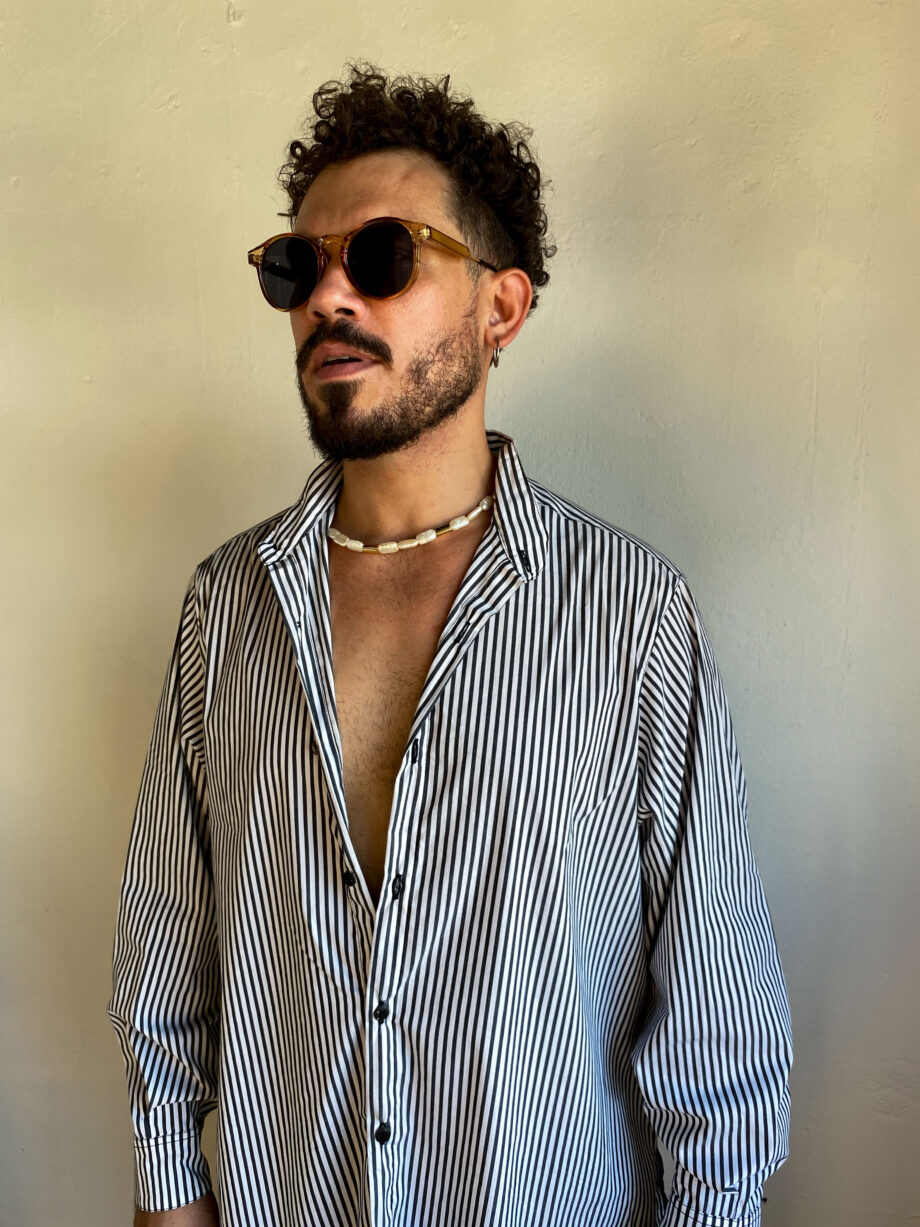 Camisa Manga Comprida Listrada